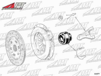 Clutch release bearing 105 (hydraulic clutch) Sachs