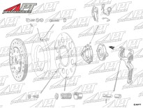 Clamp for clutch bearing mech. clutch 750 / 101 / 105