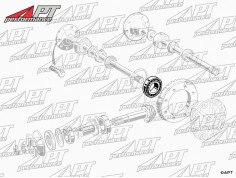 Differential case bearing 2000cc 105 / Montreal / 75 SKF 2
