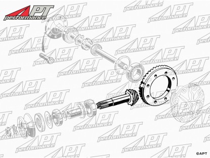 Crown wheel and Pinion 10 : 41 2000cc 105 / 115