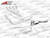 Rear exhaust muffler GT Bertone / Giulia / Berlina / Spider