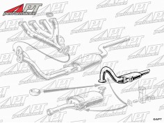 Rear exhaust muffler 1300 Junior Zagato 2