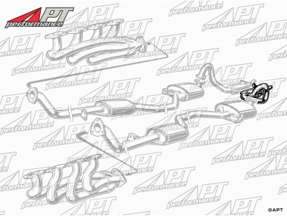 Rear exhaust muffler left Montreal