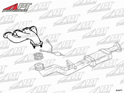 Exhaust manifold Spider 1986 - 89 EU / 1978 - 89 US