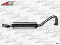 Stainless rear exhaust section Spider 83 - 93