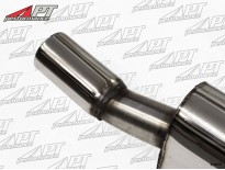 Stainless rear exhaust section Spider 83 - 93