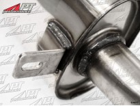 Stainless rear exhaust section Spider 83 - 93