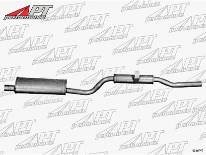 Front + centre exhaust muffler 1900 Super