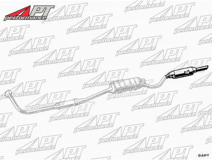 Rear exhaust muffler 750 / 101 Giulietta Ti Berlina