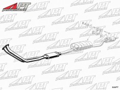 Front exhaust muffler 750 / 101 (6 bolt mount) 2