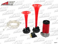 Set Air Horns (2 pieces) Italian style 12 Volt