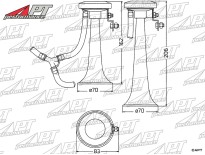 Set Air Horns (2 pieces) Italian style 12 Volt