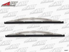Set stainless steel wiper blades 330mm hook 105 1.S.