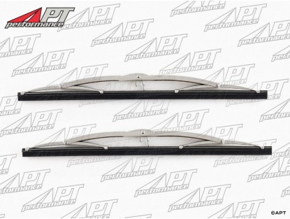 Set stainless steel wiper blades 330mm hook 105 1.S.