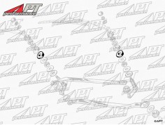 Plastic spacer for wiper spindle Spider  1970 - 1981 2