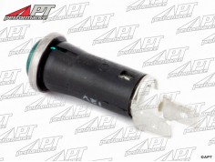 Indicator lamp with chrome frame (green) 2