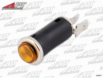 Indicator lamp with chrome frame (yellow)
