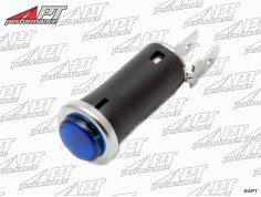 Indicator lamp with chrome frame (blue)