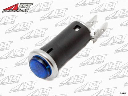 Indicator lamp with chrome frame (blue)