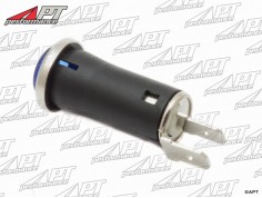 Indicator lamp with chrome frame (blue) 2