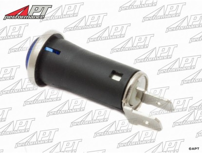 Indicator lamp with chrome frame (blue)