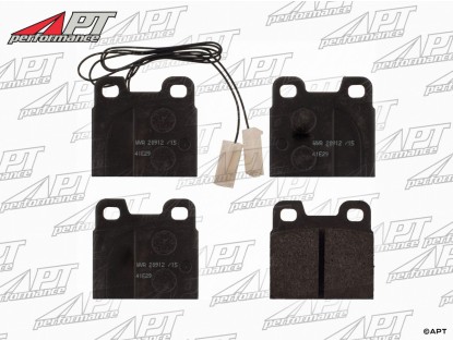 Rear brake pads Alfetta + GTV/6 + Giulietta + 75