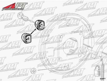 Rubber boot hand brake side cable105 / Montreal
