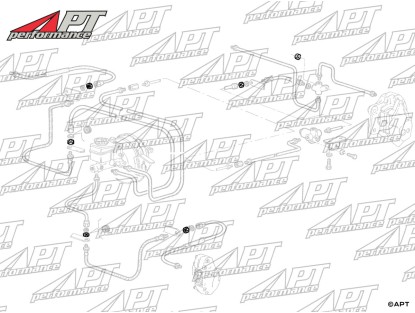 Brake lining / hose nut 1300 - 2000 105 / 115
