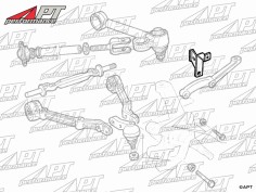 Front brake lining bracket set (2) 1300 - 2000 105/115 2