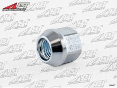 Wheel nut right-hand thread open chrome