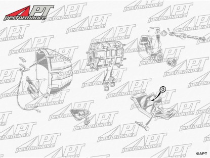 Set (2) rubber washers gearbox mount 105 / 115  PUR