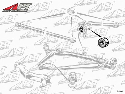 Watt link centre bush SuperPro Alfetta + 75