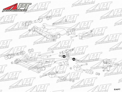 Sway bar / steering / air rubber grommet Ferrari SuperPro