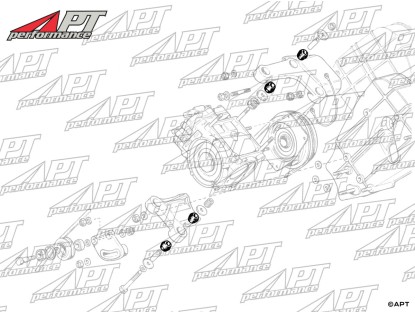 Sway bar / steering / air rubber grommet Ferrari SuperPro