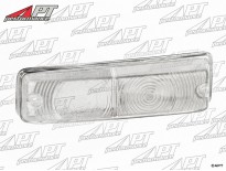 Turn signal lens front white Giulia Super left