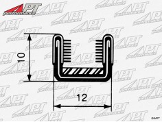 Side window guide felt 12mm  (per meter)