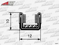 Side window guide felt 12mm  (per meter)