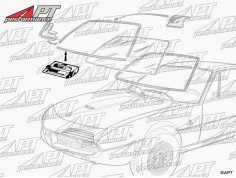 Windscreen frame plastic clip AR Montreal 2