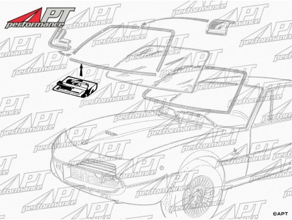 Windscreen frame plastic clip AR Montreal
