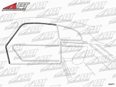 Set upper door seals Giulietta Sprint Veloce 54-62 2