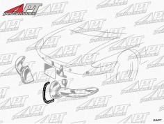 Set rubbers for overriders Duetto Spider 2