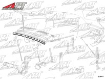 Soft top front seal Spider 1970 - 1993