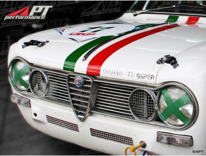 Front grille Giulia TI Super INOX / Race with mesh grill
