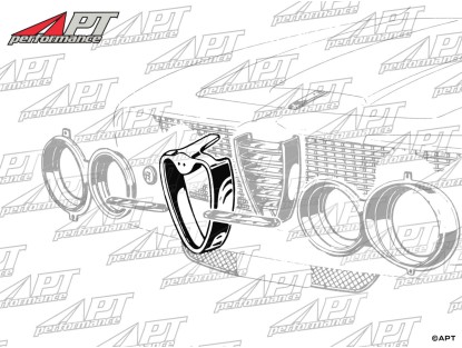 Outer centre grille Alfa Romeo 2000 / 2600 Sprint