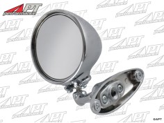 Universal round chrome exterior mirror (teardrop head)