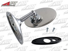 Universal round chrome exterior mirror 2