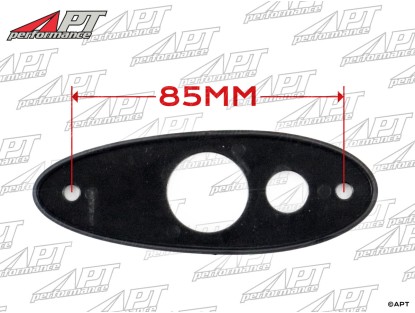 Universal round chrome exterior mirror