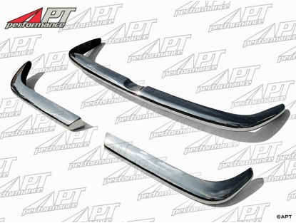 Bumper set Alfa 2000 Touring Spider stainless steel