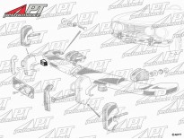 Front right / rear left bumper rubber block GT 2.Series