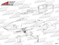 Front right / rear left bumper rubber block GT 2.Series